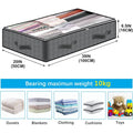 8 Pack Under Bed Storage Containers, 90L Collapsible Closet Organizers H800931