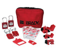 Red Breaker Lockout Pouch Kit with 2 Safety Padlocks R466