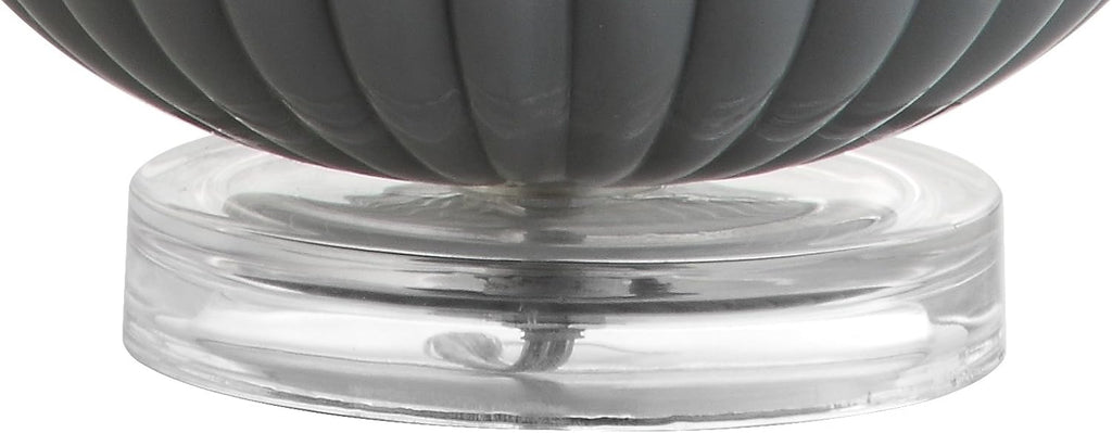 Gray Glass and Lucite LED Table Lamp A952