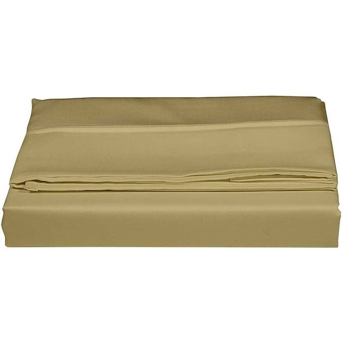 Full Sand Organic Cotton Sateen Flat Sheets M498142