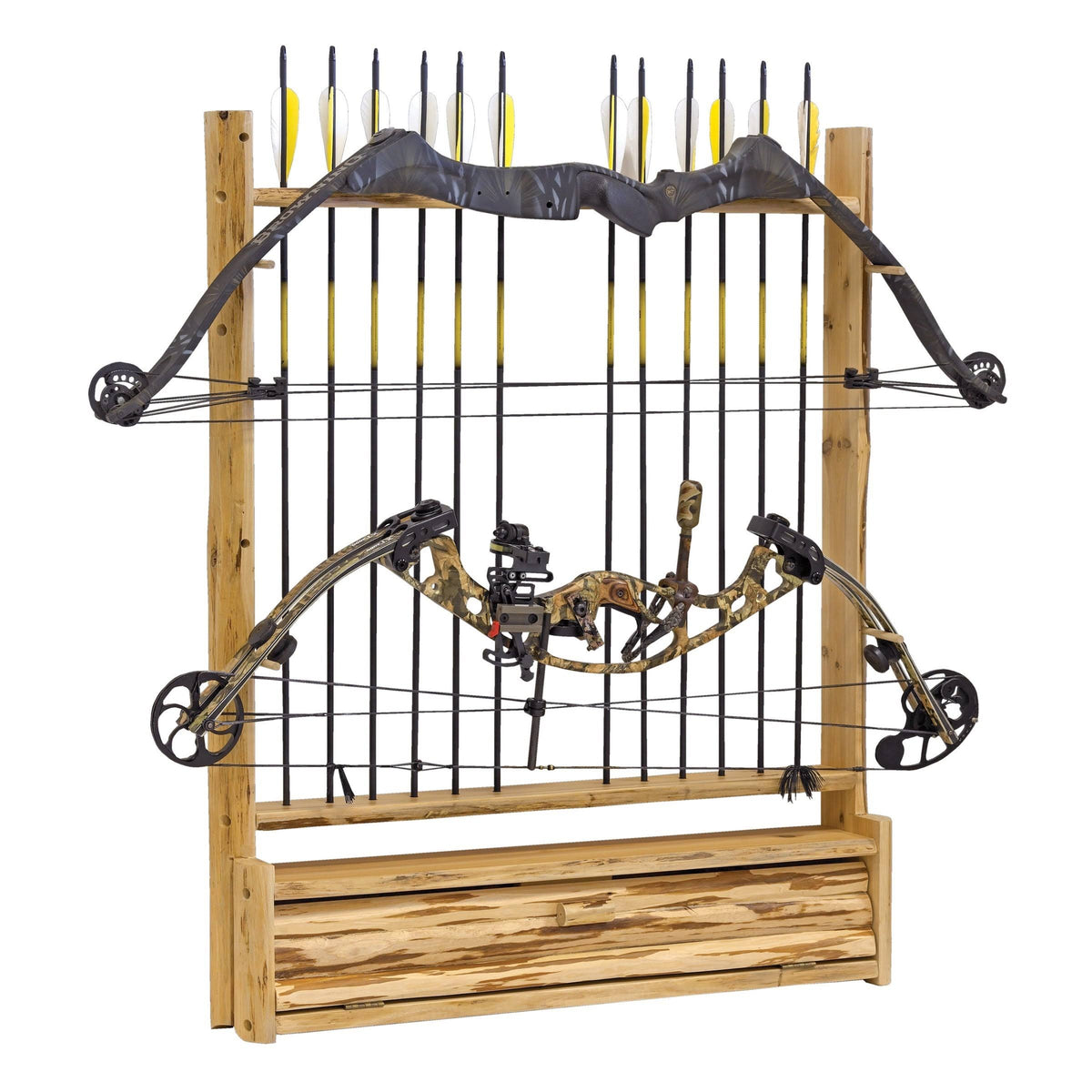 Bow and Arrow Rack with Storage Y337597
