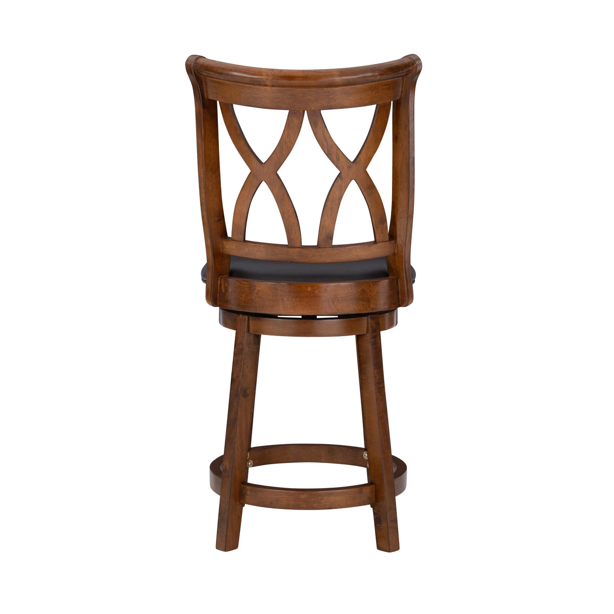 Rustic Oak Swivel Counter Stool S246536