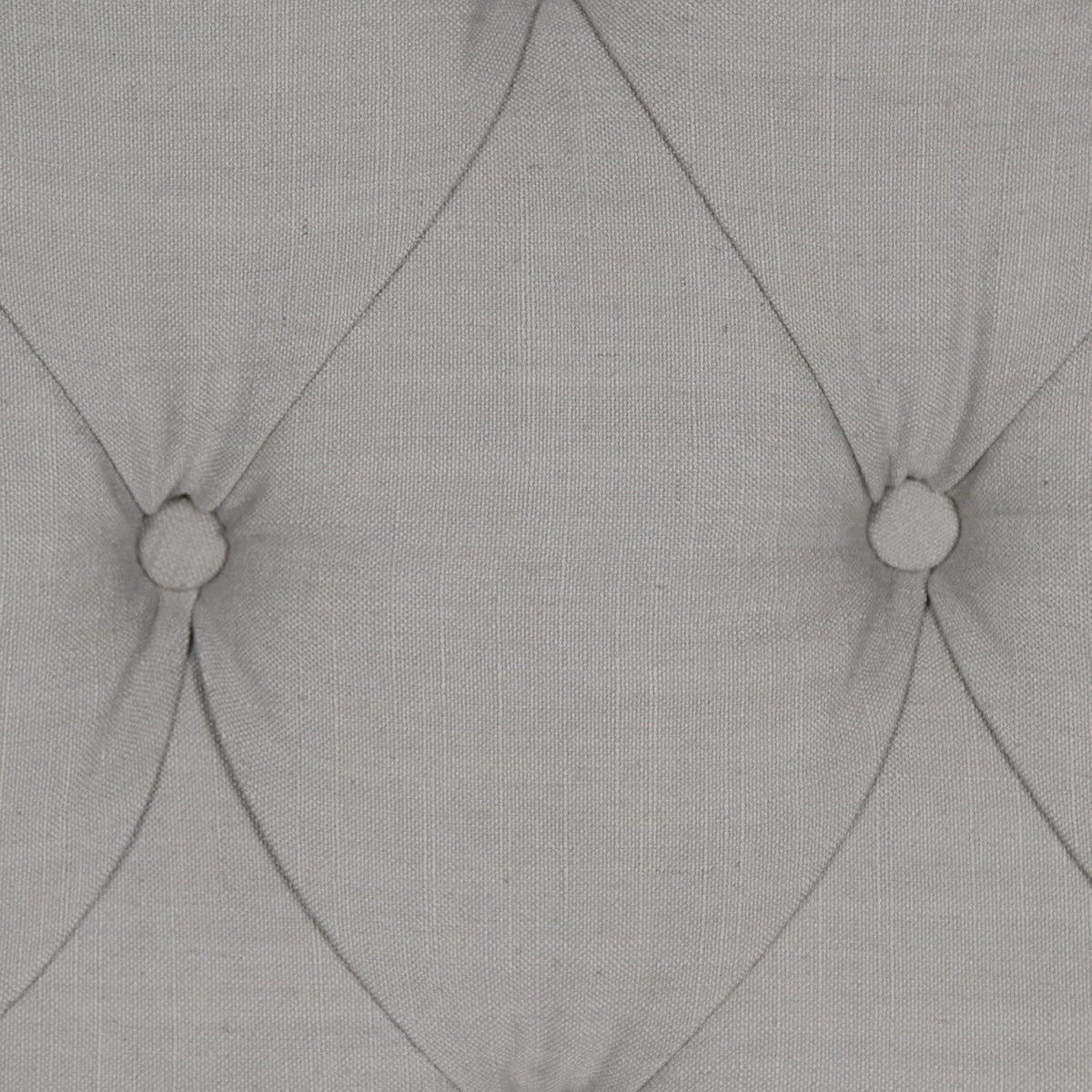 Upholstered Adjustable Headboard Panel with Solid Wood Frame and Button-Tufted Design - Putty Finish - Twin L486