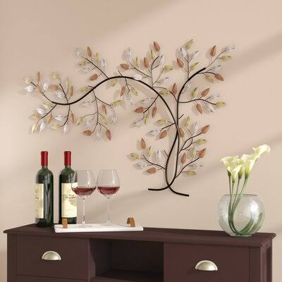 Metal Tree Branch Wall Decor V866