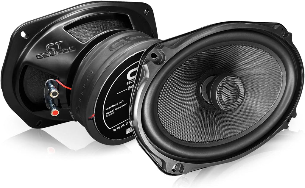 Meso 6x9” 400 Watt 2-Way Coaxial Car Speakers, Pair C7902