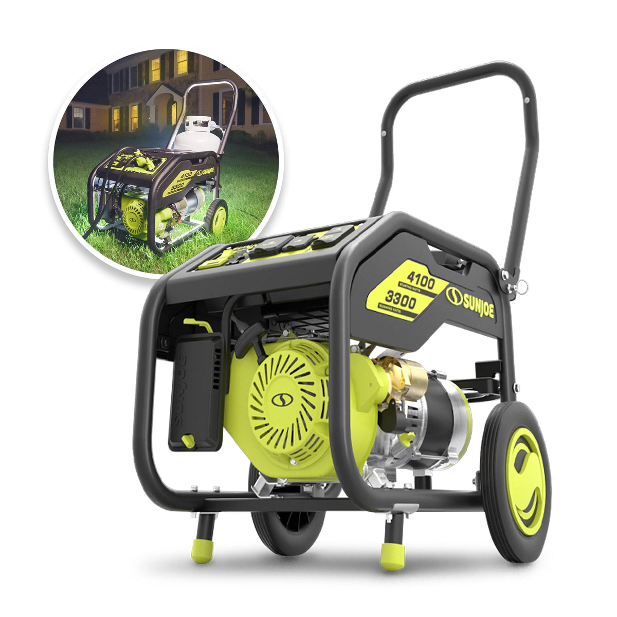 4100-Watt Portable Propane Generator F9598