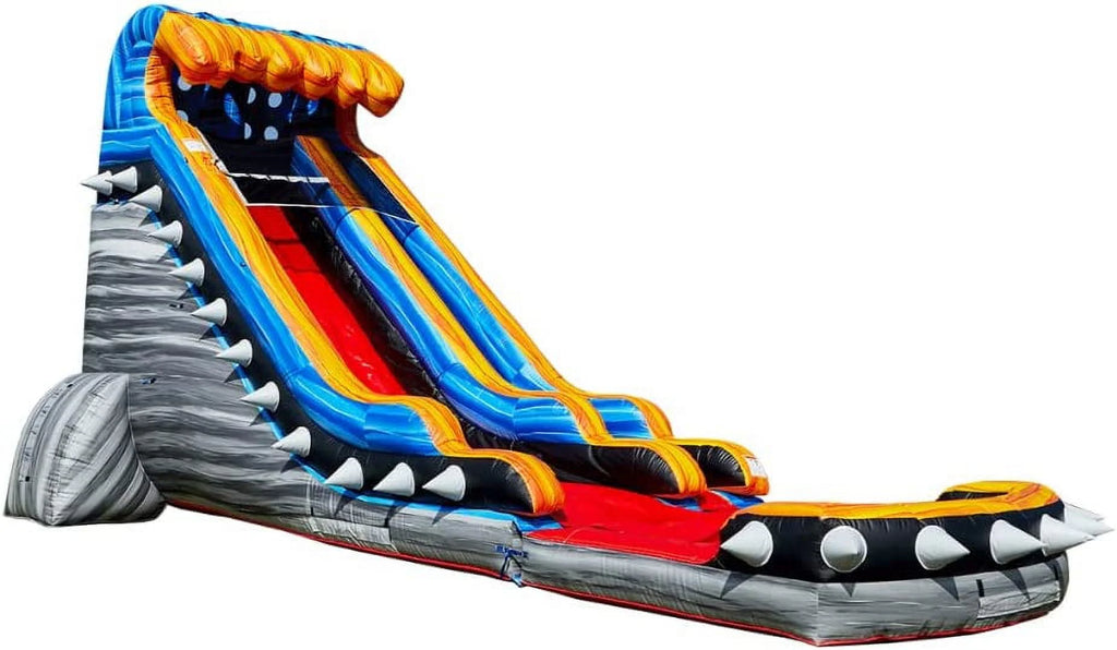 Commercial Grade Inflatable Water Slide with Blower and Pool K88386