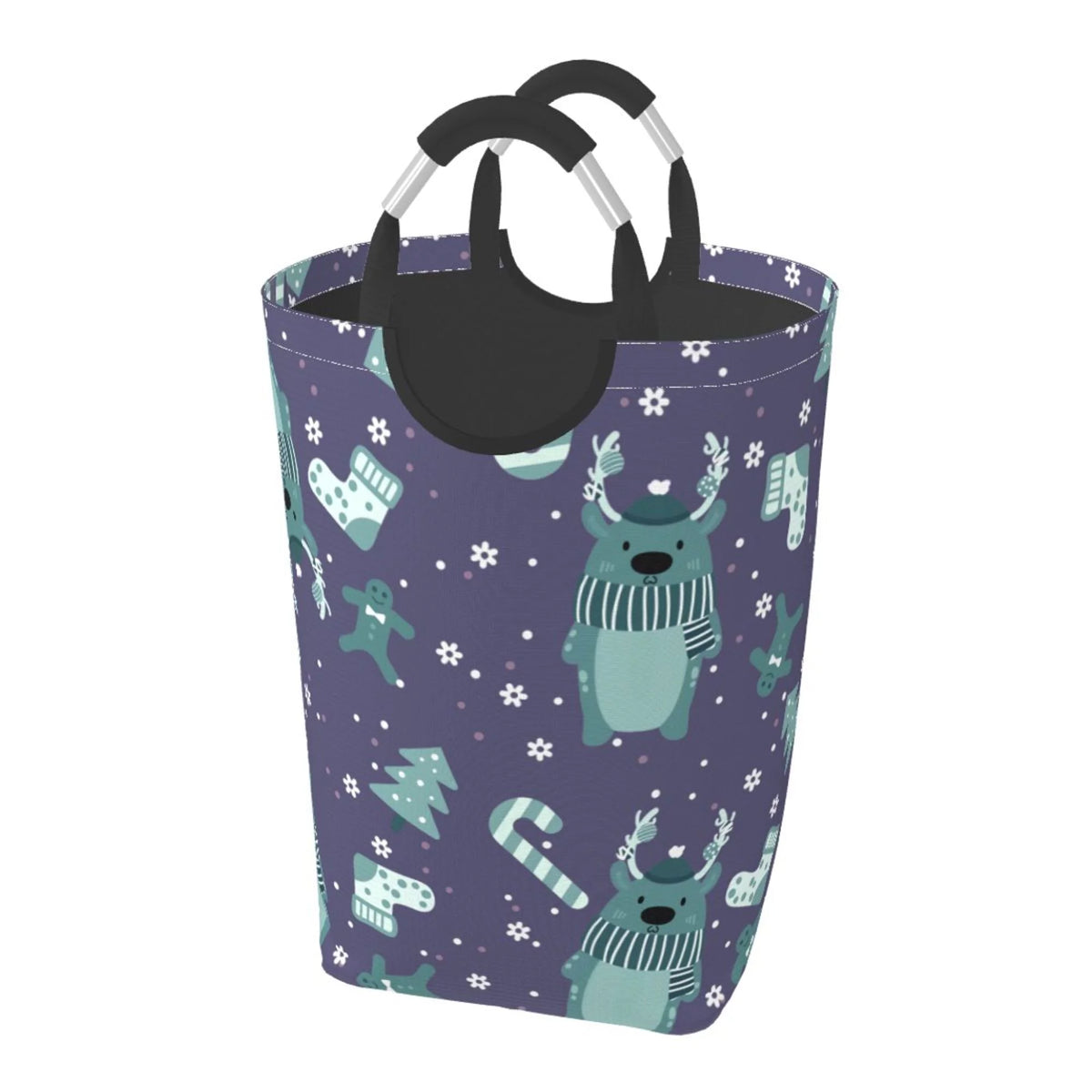 50L Rectangular Laundry Hamper with Aluminum Handles P7518