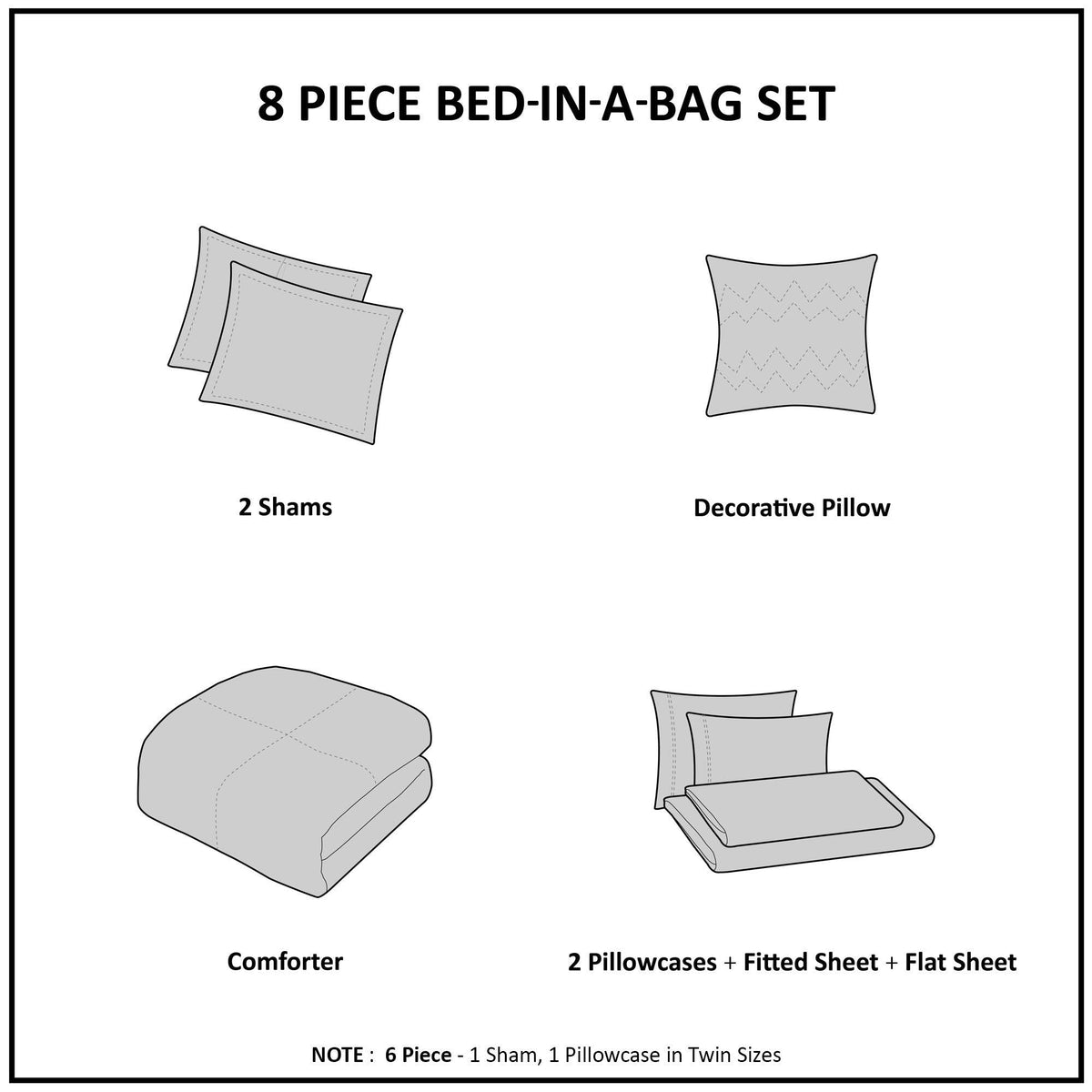 Cal King Complete Bed Set A685432