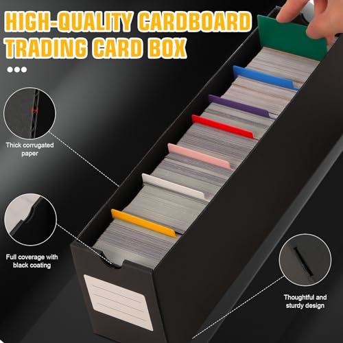 Trading Card Storage Box with 12-600 CT Boxes & 48 Dividers I959838