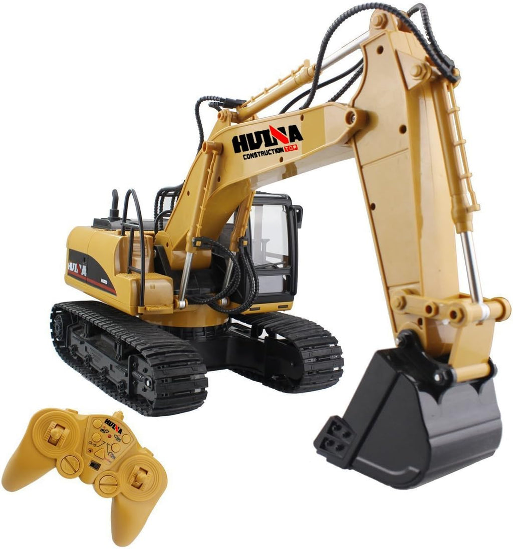 15 Channel RC Excavator Construction Vehicle Toy with Sound and Lights J214