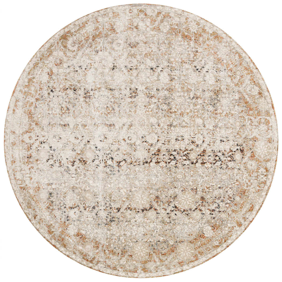 Natural Rust 7'10 x 7'10 Rug Z274