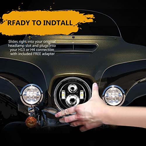 7 Inch Headlight Fog Lights Combo H900840