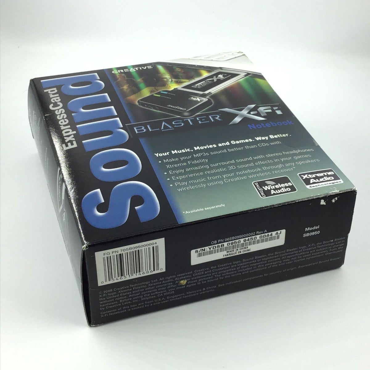 ExpressCard Sound Blaster Notebook H254