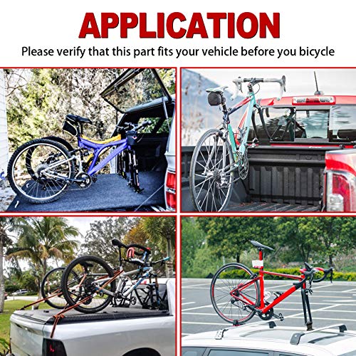 Bike Fork Mount Bicycle Quick-Release Aluminum Alloy Fork Block Mounts 2 Pcs O39470