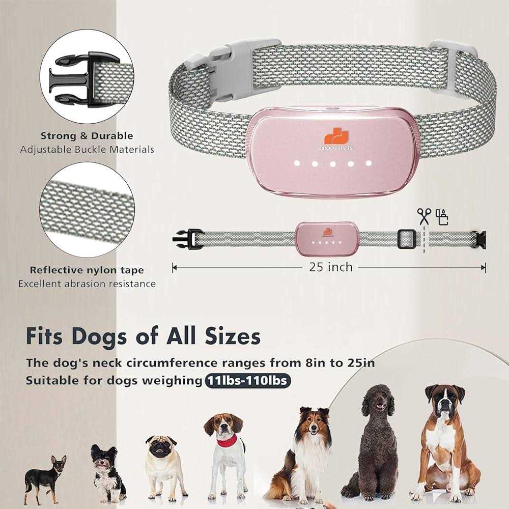 Automatic Waterproof Rechargeable Anti bark Dog Collar U117110