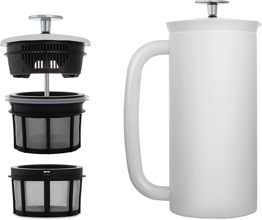 18 Ounce Double Walled Stainless Steel French Press C51318