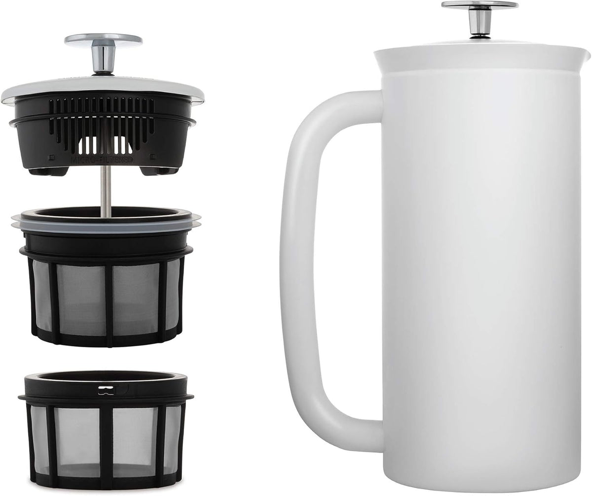 18 Ounce Double Walled Stainless Steel French Press C51318