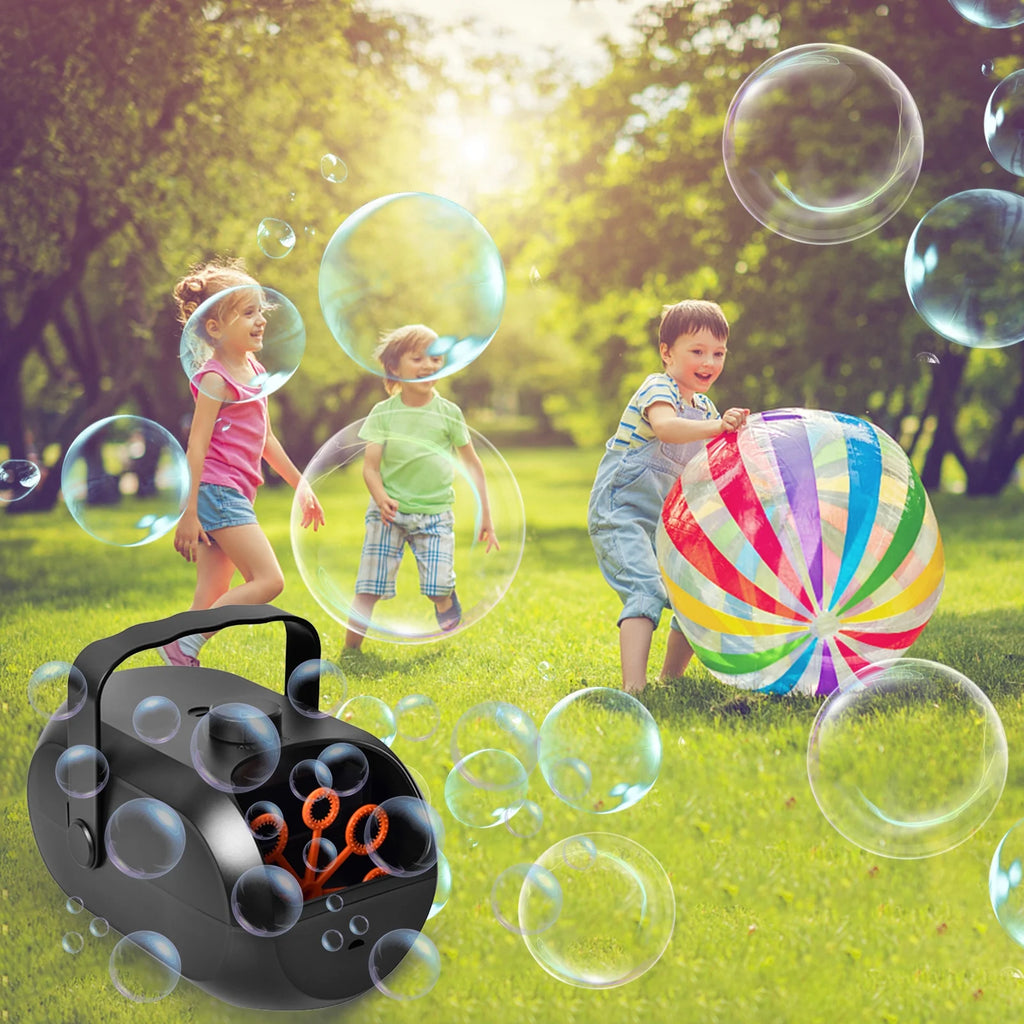 Bubble Machine Portable Bubble Blower for Kids Toddlers B933867