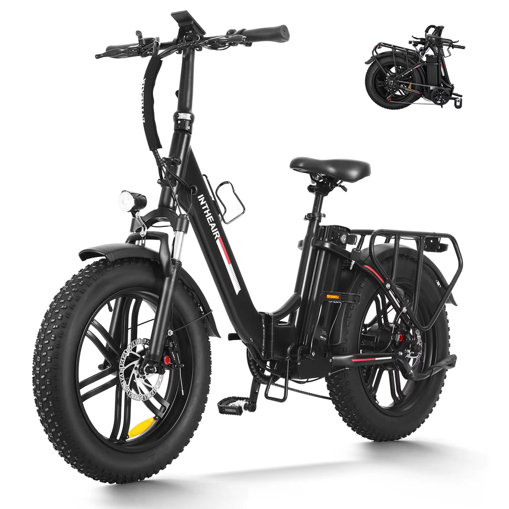 Foldable 20 x 4.0 Fat Tire Step Thru Electric Bike Y832548