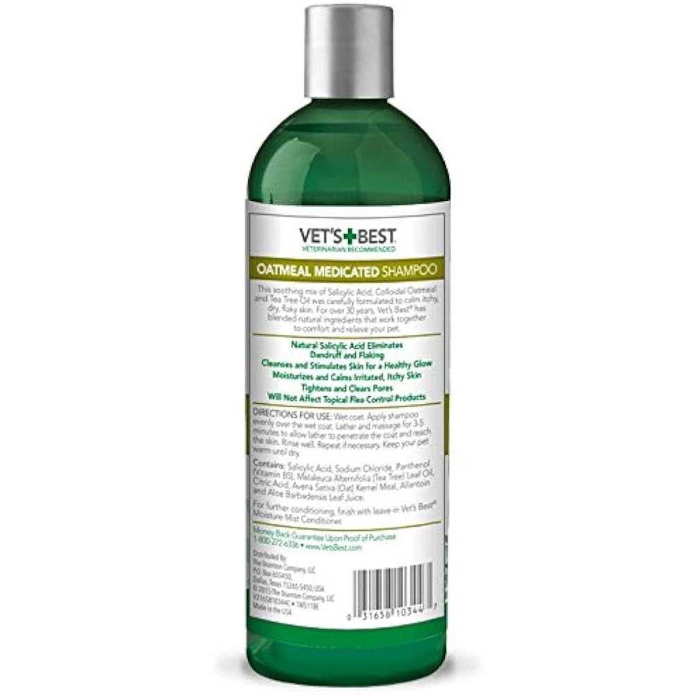 Oatmeal Medicated Dog Shampoo W16820