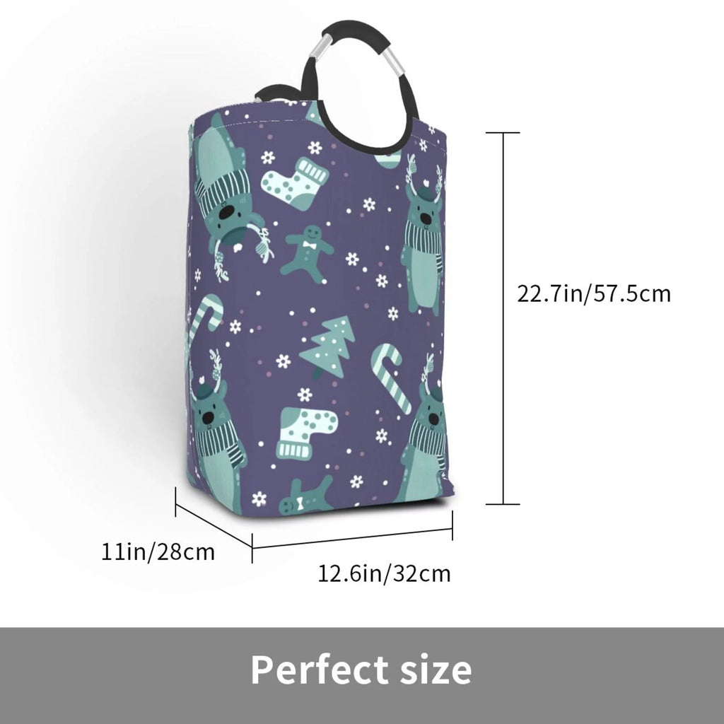 50L Rectangular Laundry Hamper with Aluminum Handles P7518