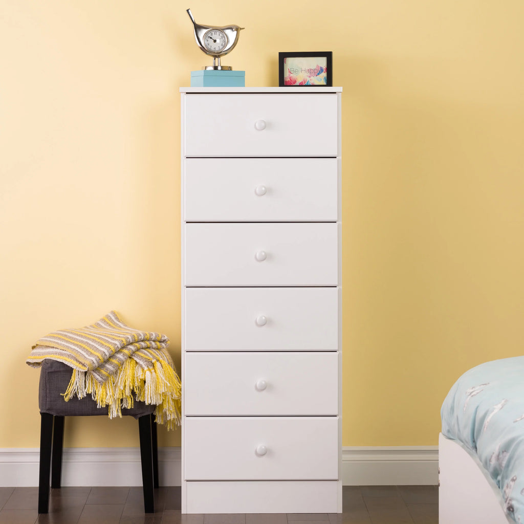 Black 6 Drawer Dresser F512160