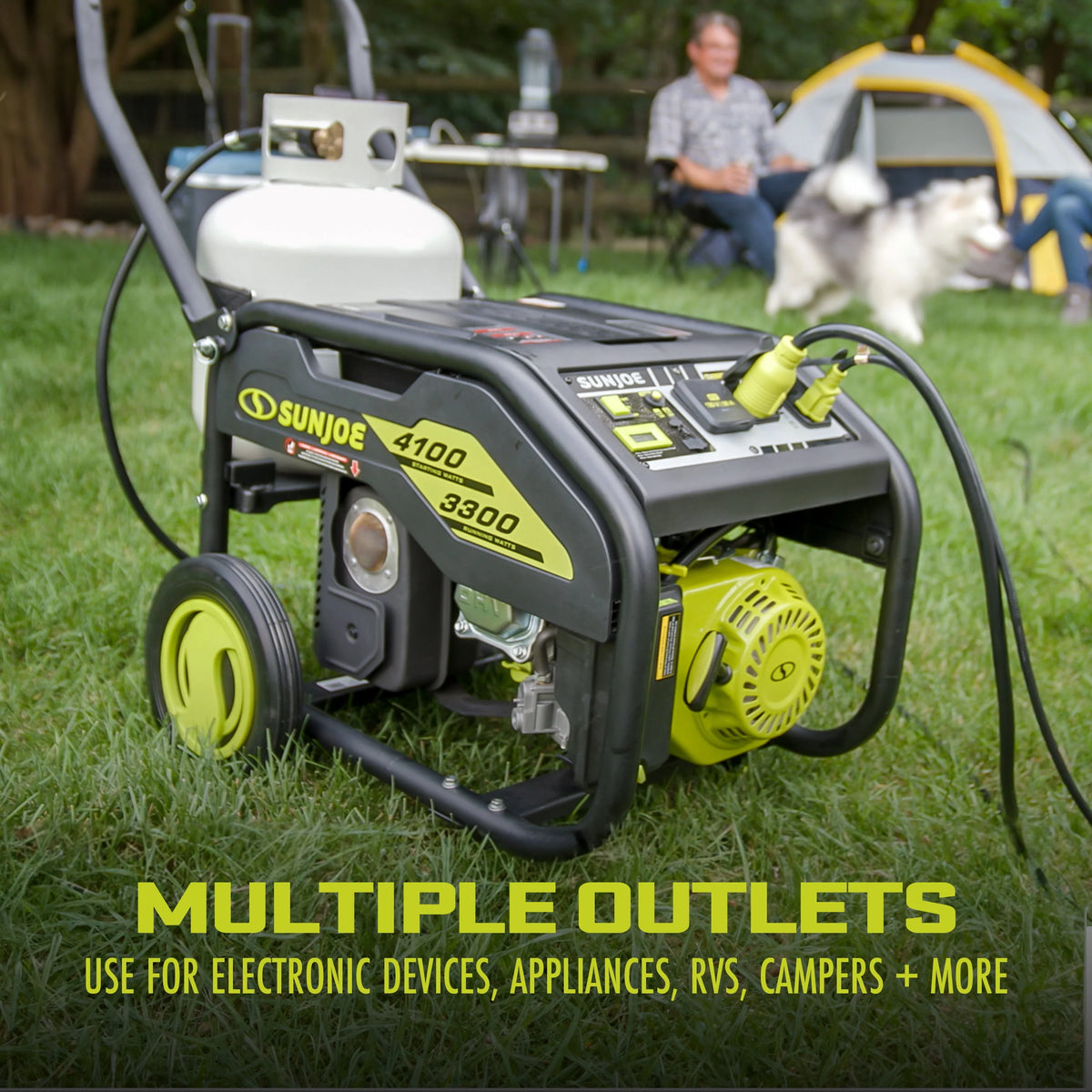 4100-Watt Portable Propane Generator F9598
