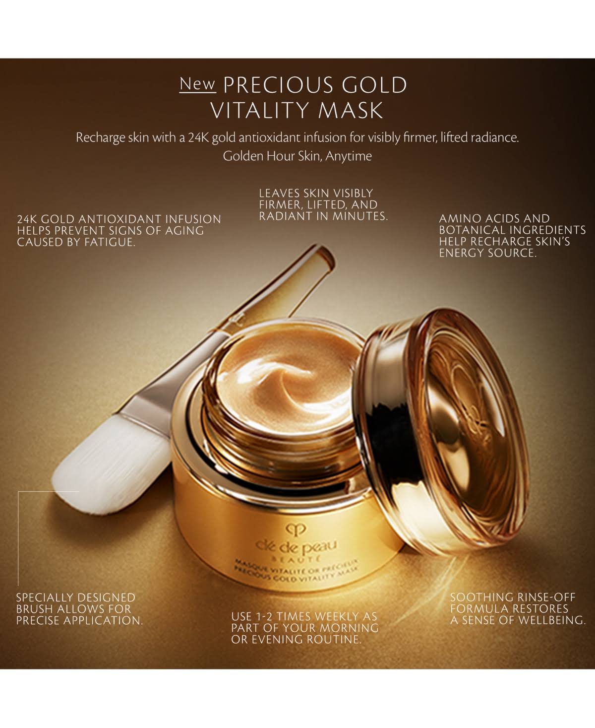 Gold Vitality Mask 2.7 oz Q366