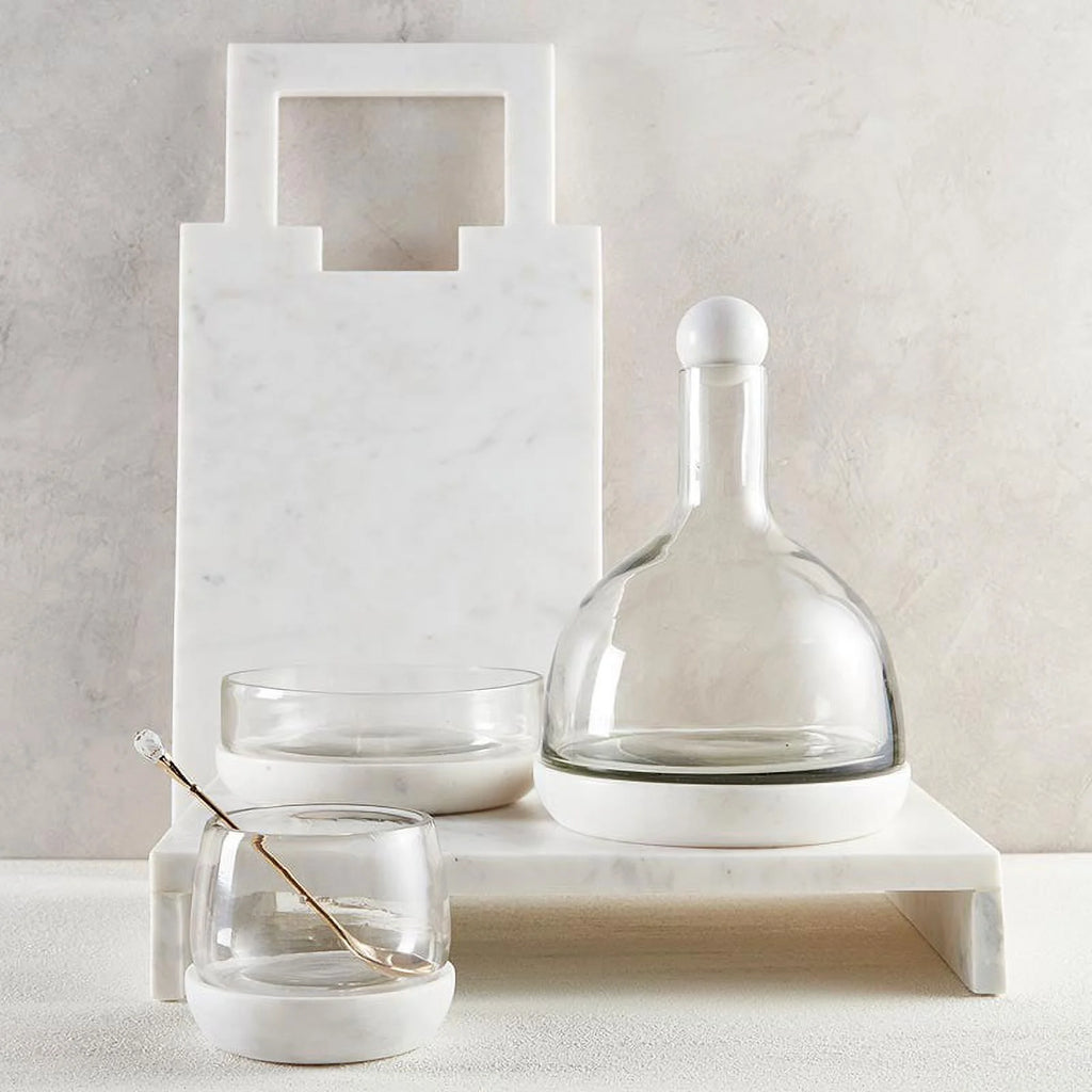 Marble & Glass Wine Carafe X9257