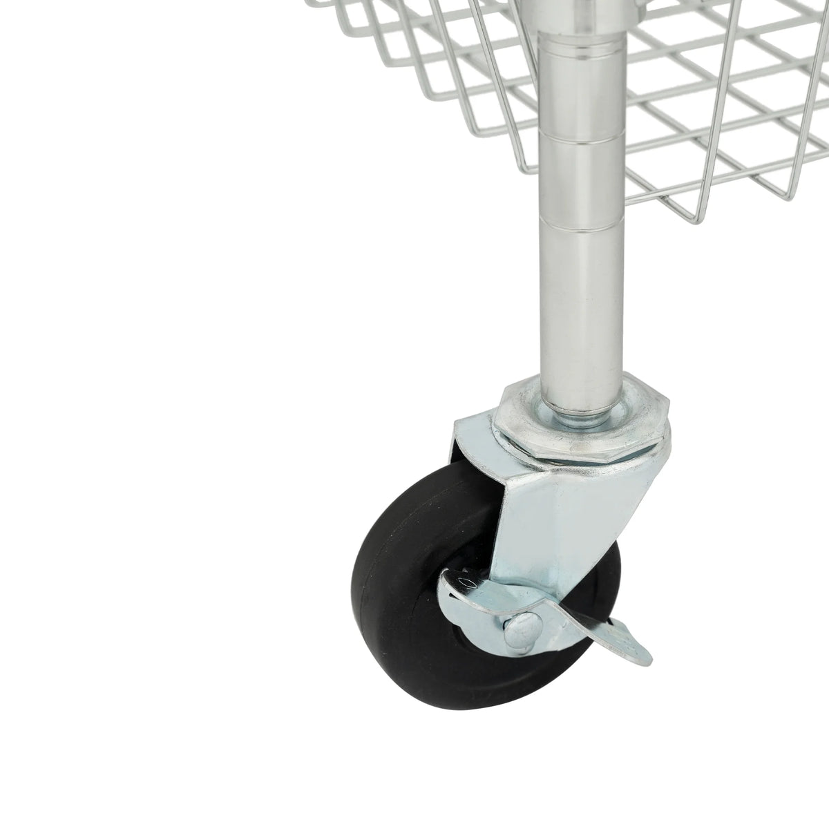 3-Tier Chrome Rolling Cart C5144