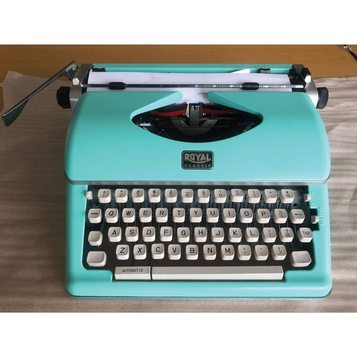 Mint Green Manual Typewriter D41054