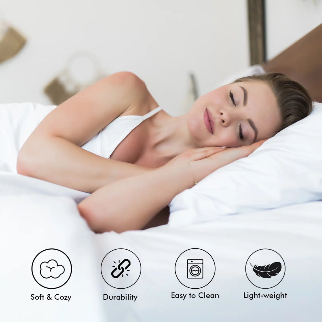 100% Organic Bamboo Pillow Cases Pack of 6 King W273
