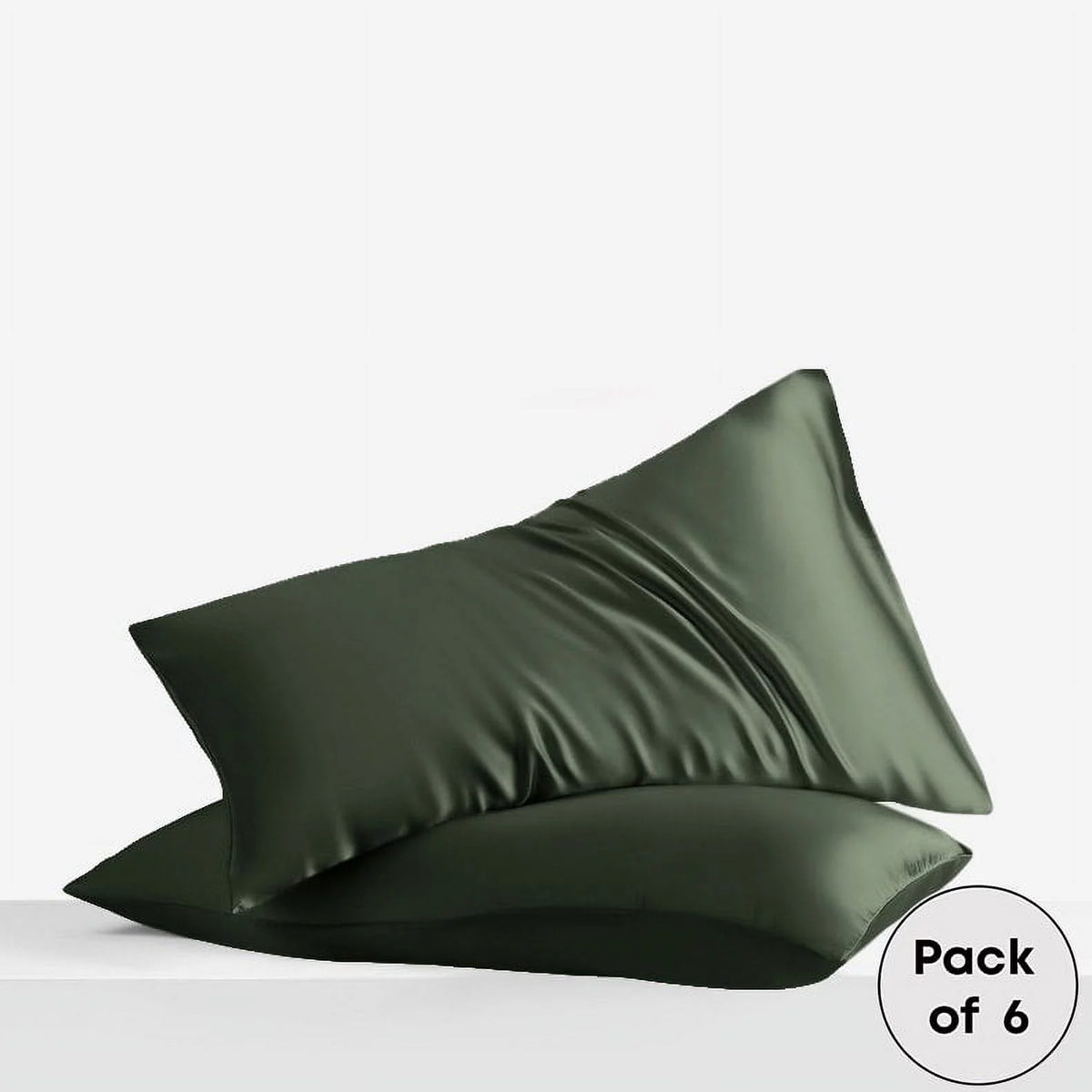 100% Organic Bamboo Pillow Cases Pack of 6 King W273