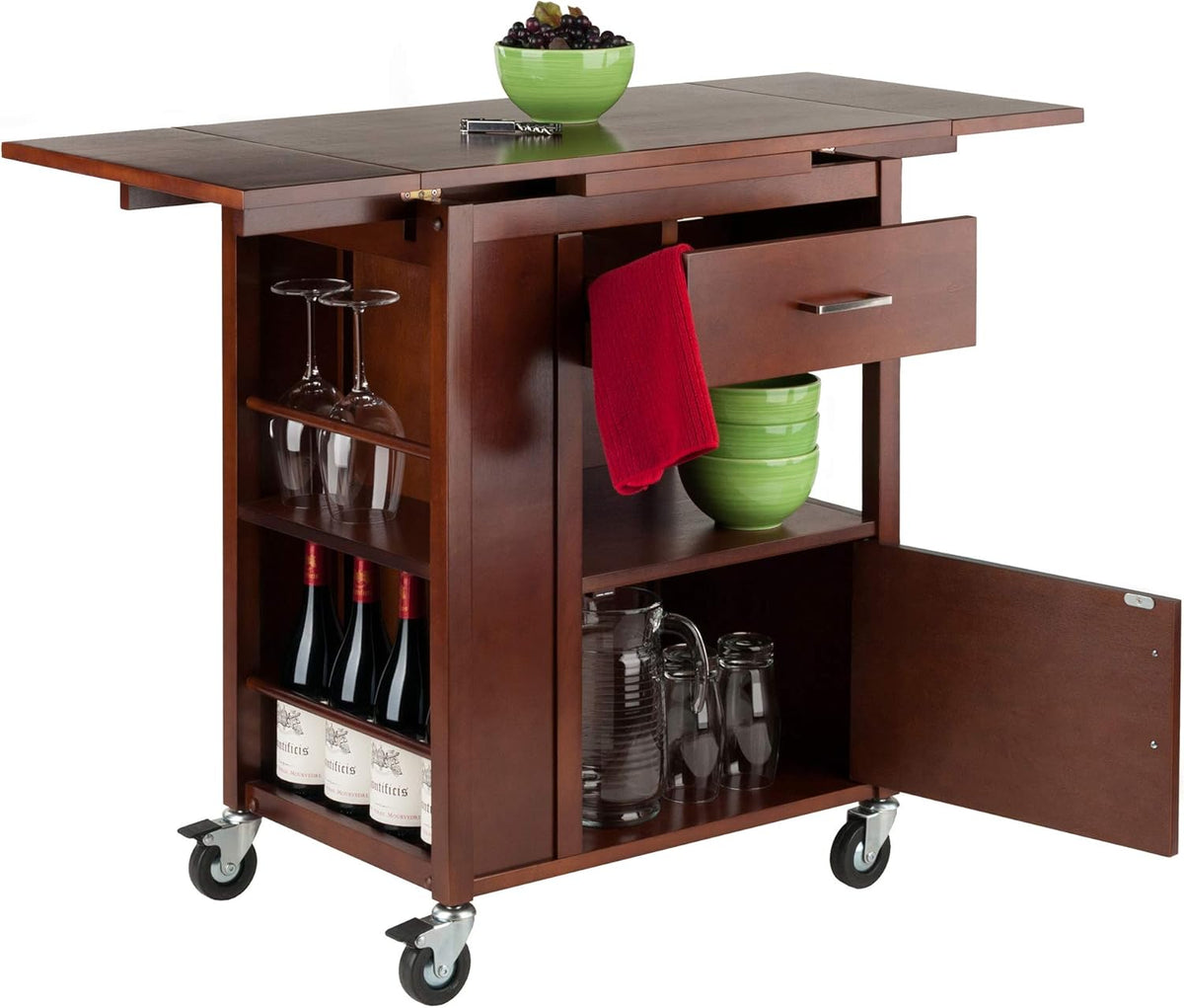 Walnut Kitchen Cart P882