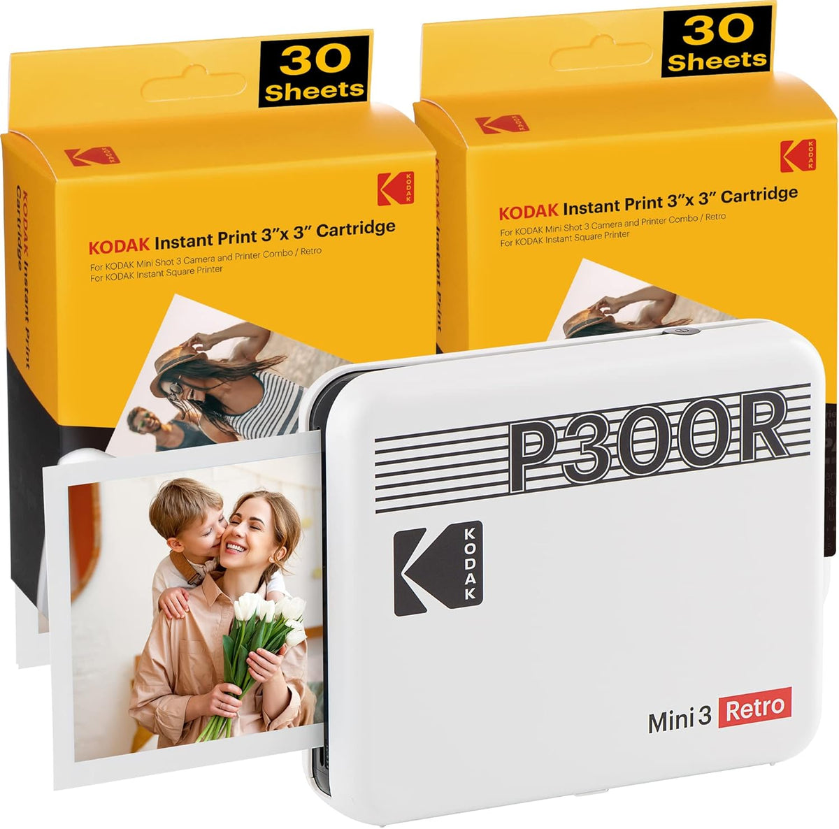 Black Portable Photo Printer V1849