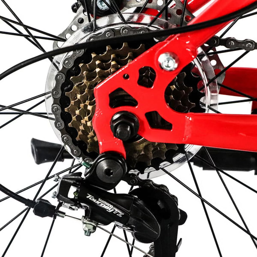 21 Speed Red Black Mountain Bike O44406