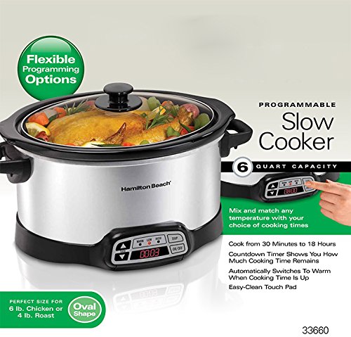 6-Quart Programmable Slow Cooker With Digital Timer C276926