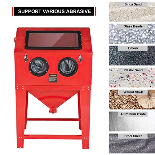90 Gallon Abrasive Blast Cabinet with Glass Viewing Windows R367977