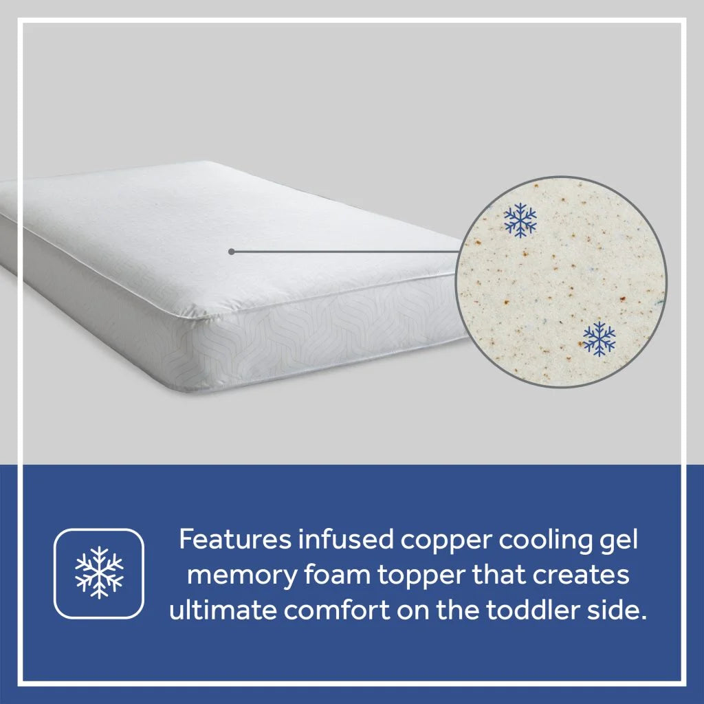 2-Stage Hybrid Baby Crib & Toddler Mattress Z99740