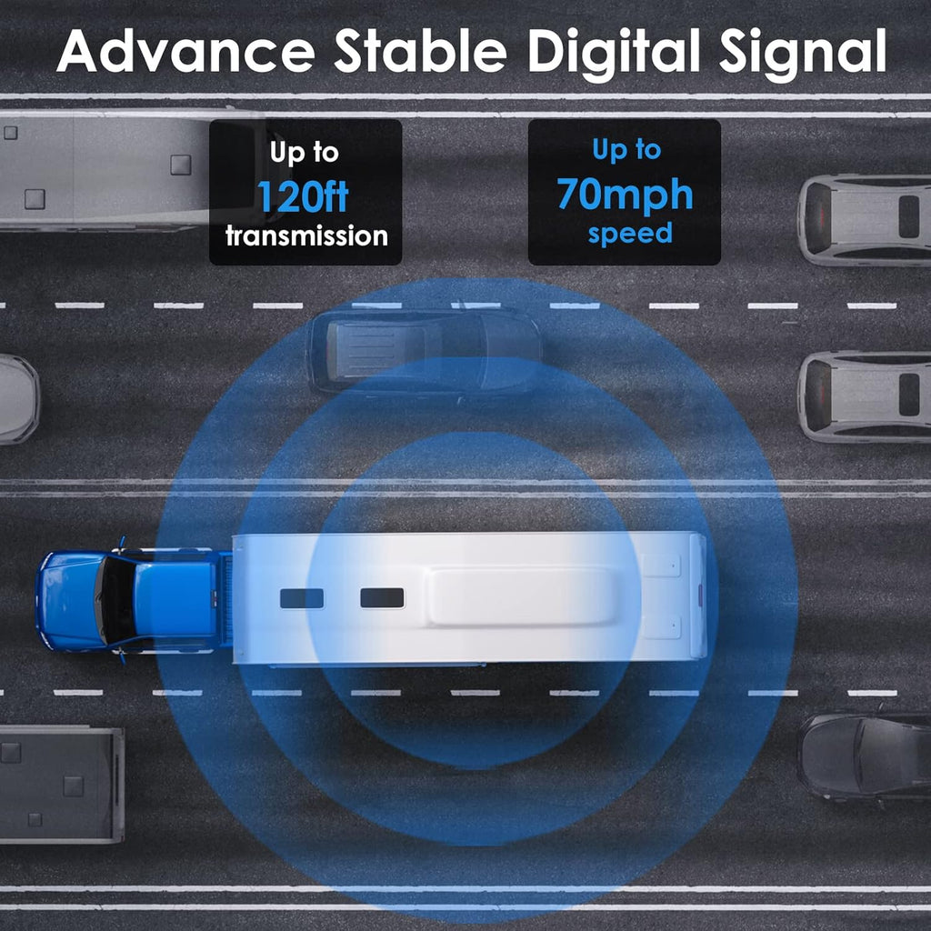 HD Wired Backup Camera System Kit with 7" LCD Monitor I369
