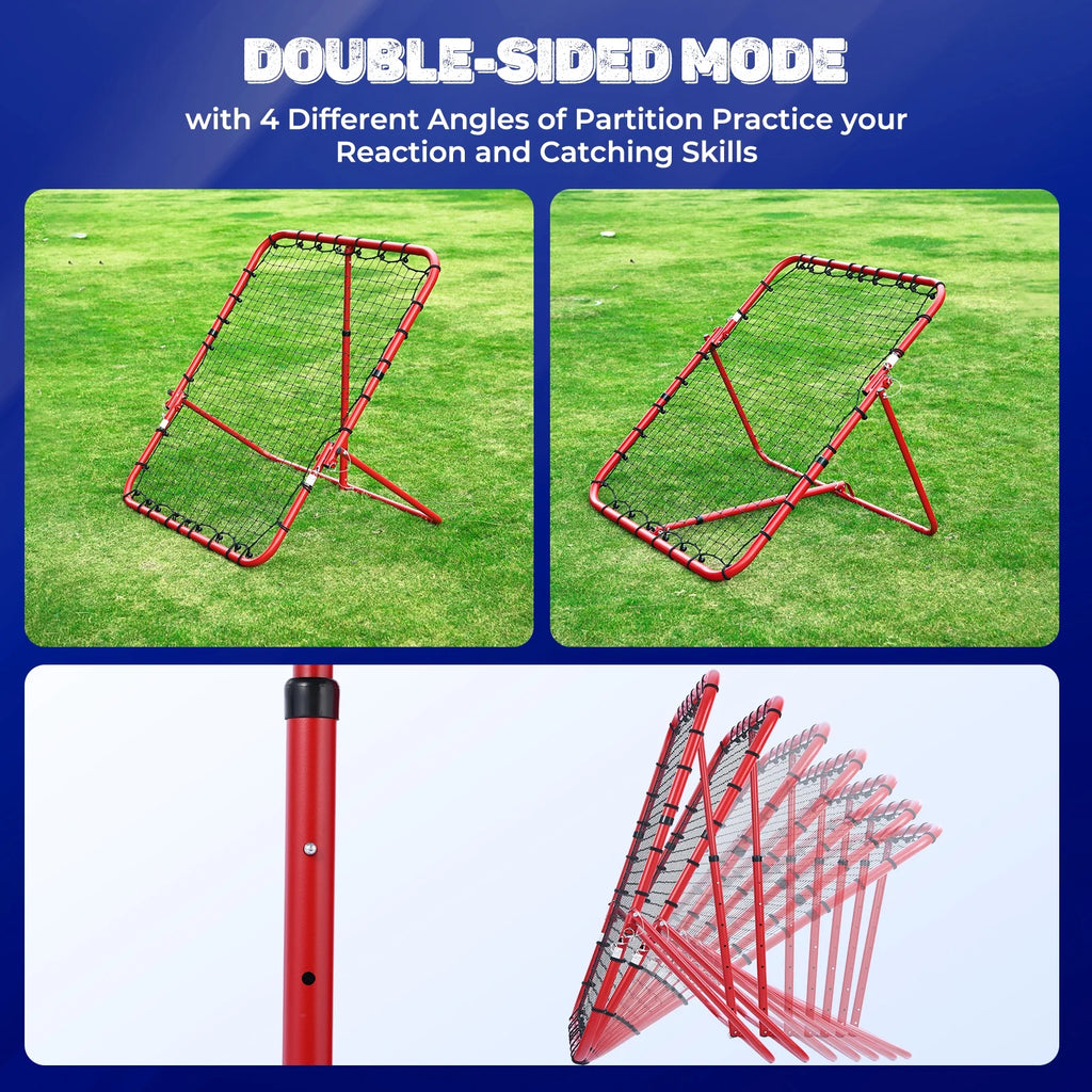 Baseball Rebounder Net with Adjustable Angles J13555