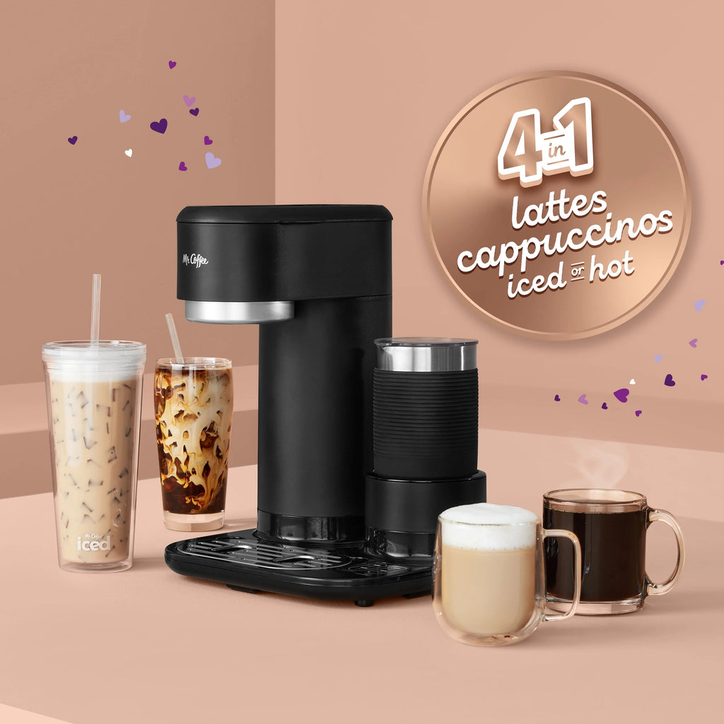 Black Single-Serve Coffee Maker S1374