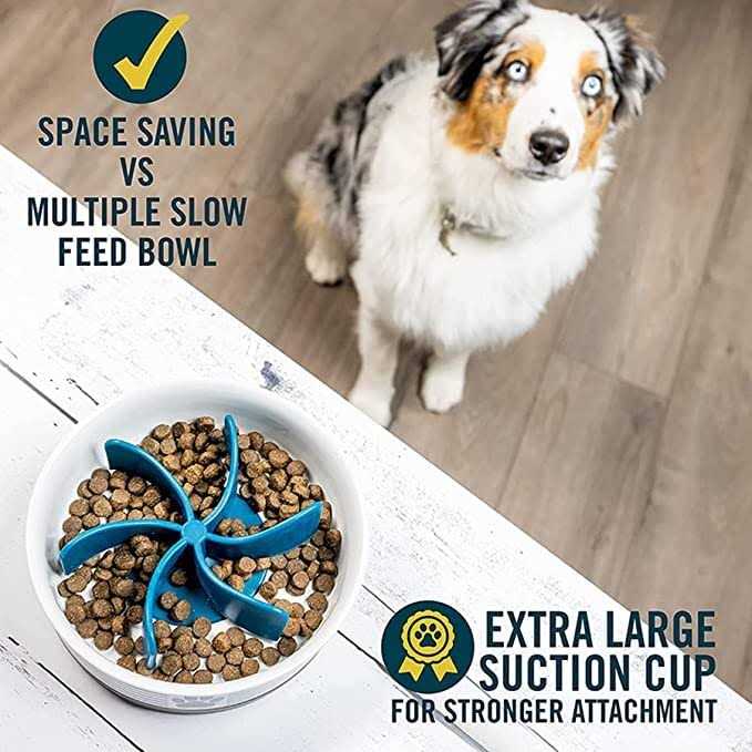 White Dog Slow Feeder S5957