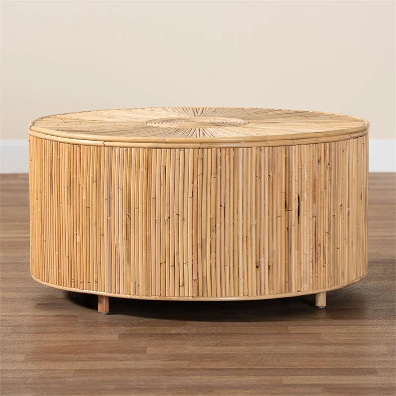Light Honey Rattan Coffee Table F864