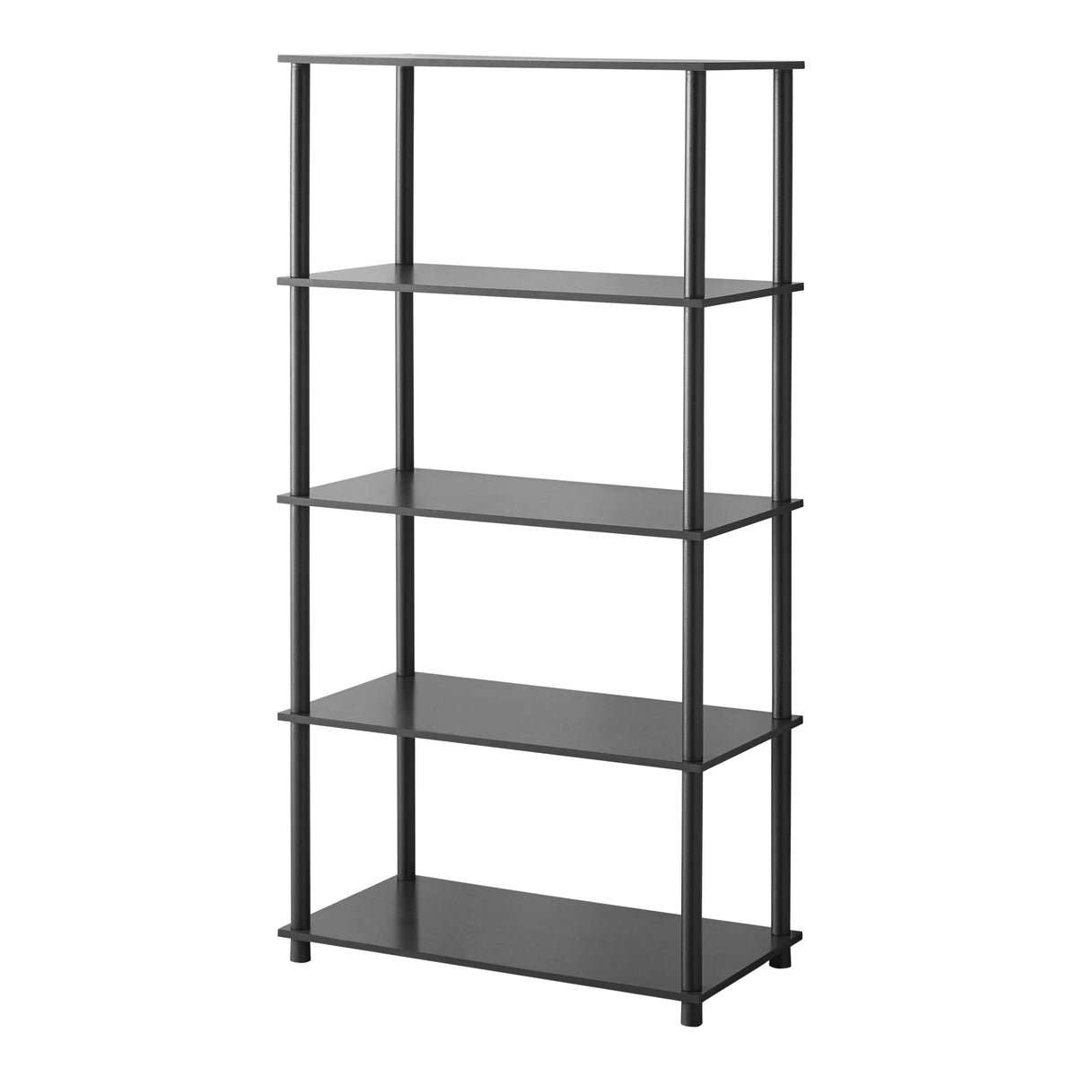 White 5-Shelf Storage Bookcase J125755