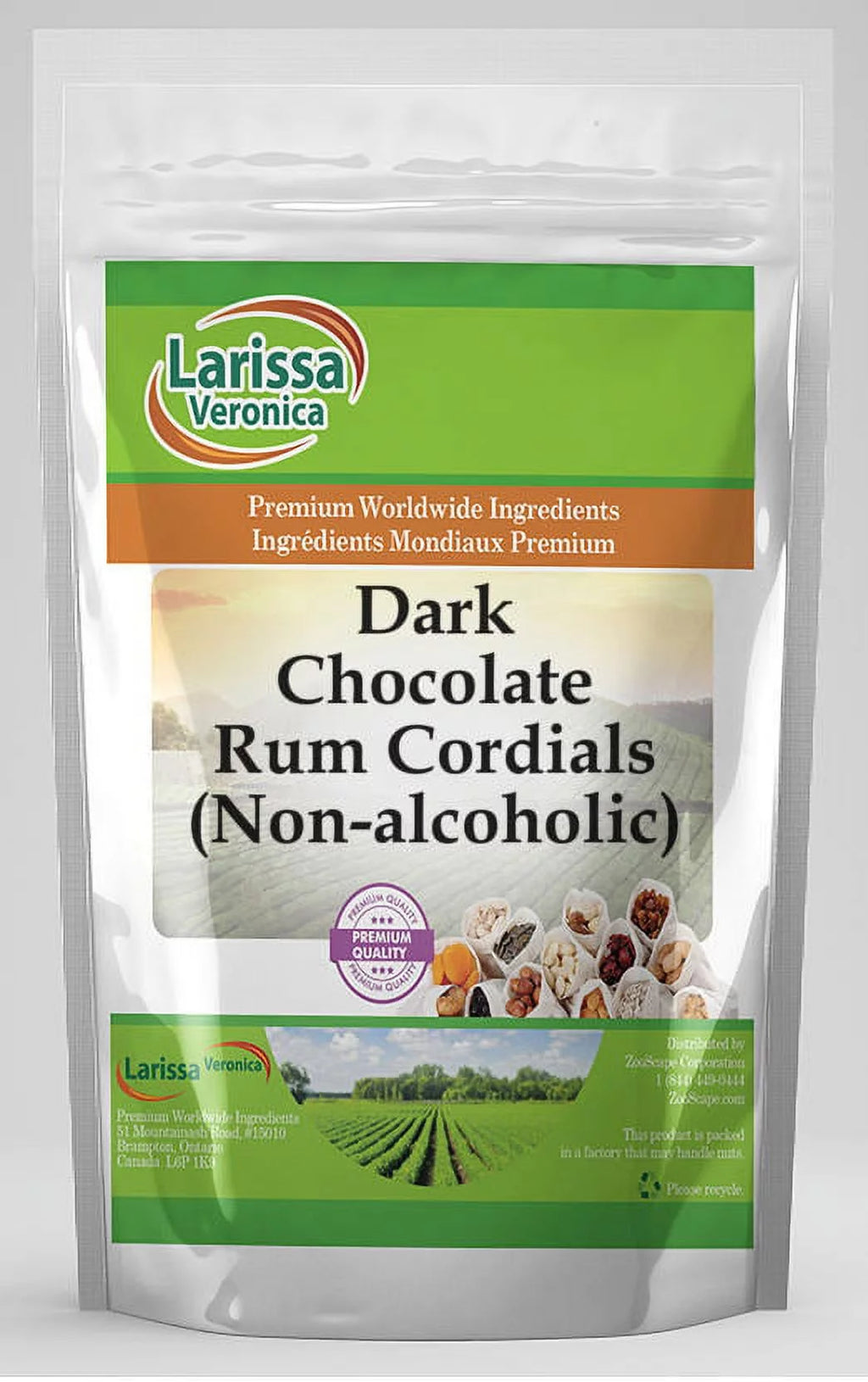 Dark Chocolate Rum Cordials 8 oz N656