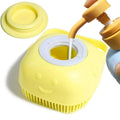 Dog Bath Brush Shampoo Dispenser Soft Silicone Brush Q286030