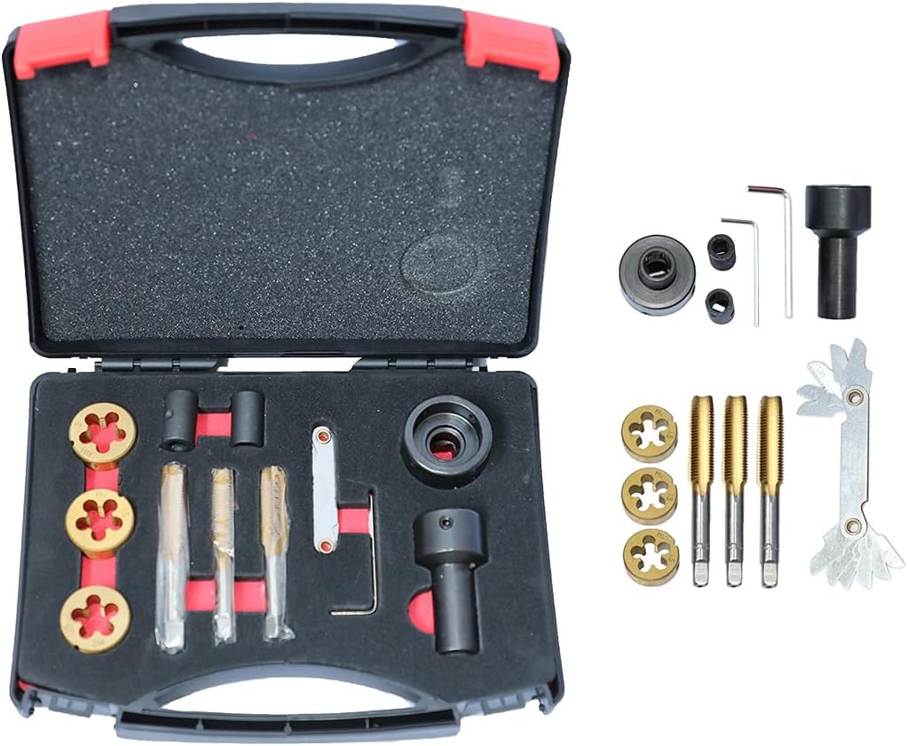 12PC Metric and Standard Tap and Die Set G2189