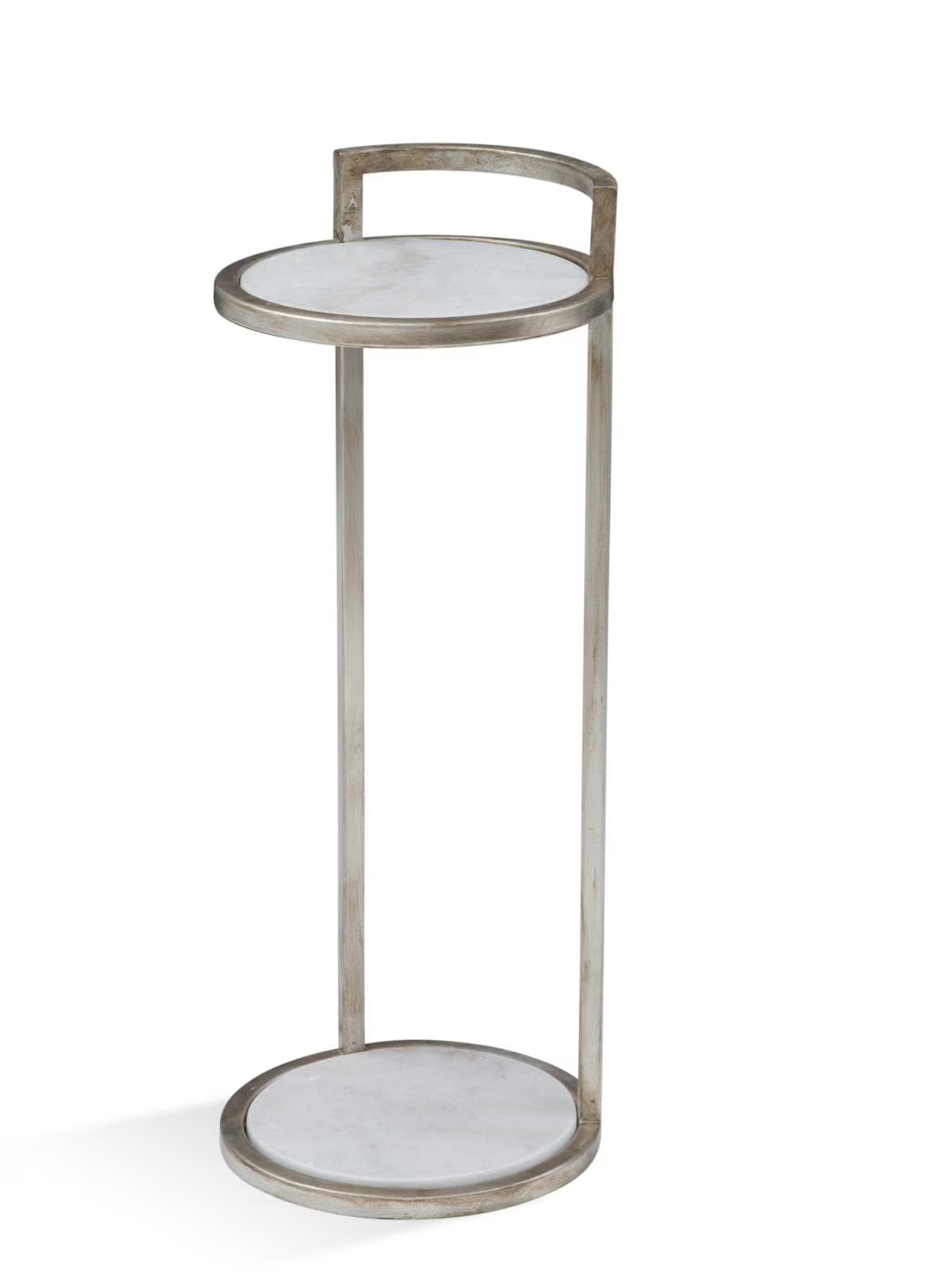 Silver Leaf Marble Scatter Table D28412
